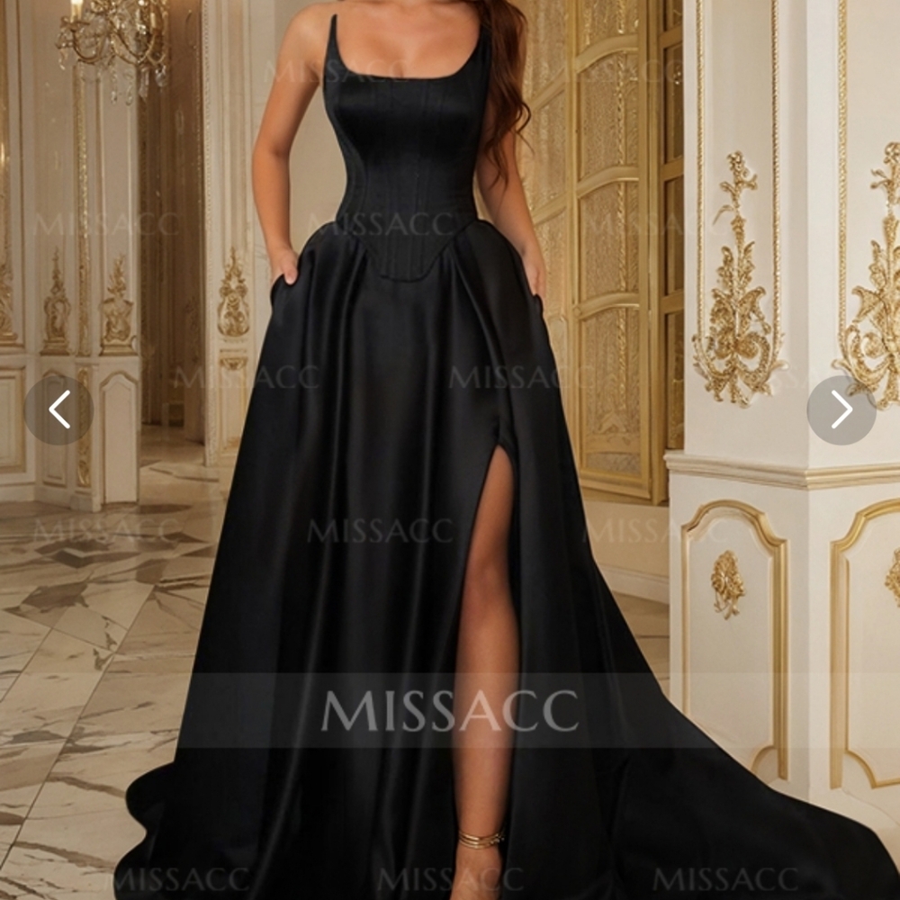 Black Wedding/Prom Dress size 0-2